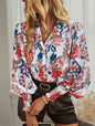 Vintage Floral Button Down Blouse