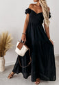 Double Tie Back Maxi Dress