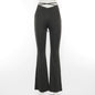 Free Shipping For 'Kill Bill' Technical Low Waisted Drawstring Bell Pants