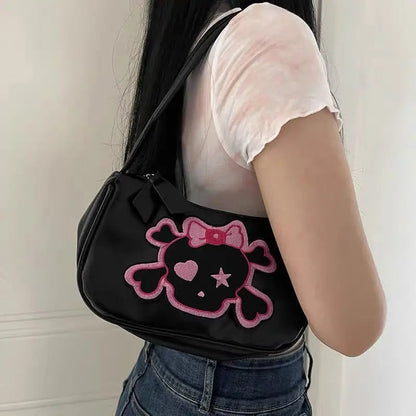 Free Shipping For 'Killer Bag' Skull Bones Underarm Bag