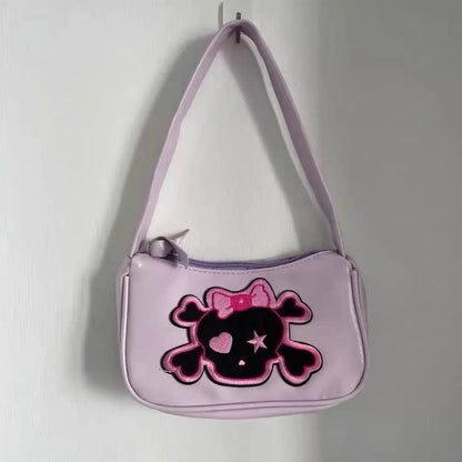 Free Shipping For 'Killer Bag' Skull Bones Underarm Bag