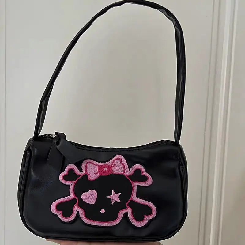 Free Shipping For 'Killer Bag' Skull Bones Underarm Bag