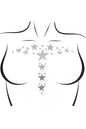 Free Shipping For Kismet Adhesive Mirror Star & Rhinestone Body Sticker + 2 Body Glitter Packets