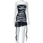 Free Shipping For 'Knite in Dress' Punk Ruffle Lace Dress