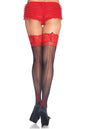 Free Shipping For Lace Top Sheer Lace Stockings W/Backseam