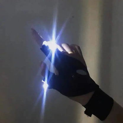 Free Shipping For 'Laser' Magic Strap Waterproof LED Tech-wear Gloves