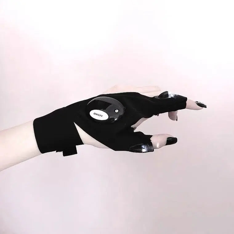 Free Shipping For 'Laser' Magic Strap Waterproof LED Tech-wear Gloves