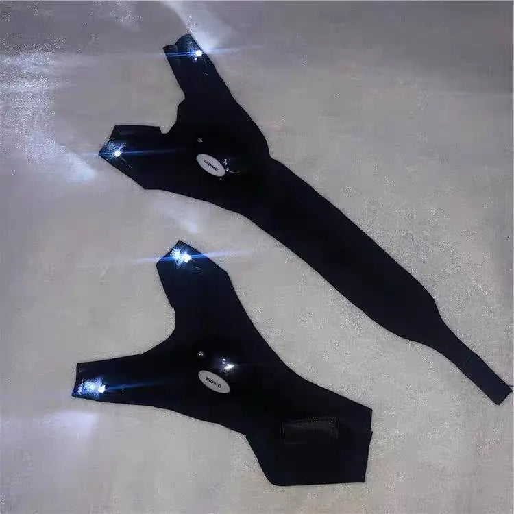 Free Shipping For 'Laser' Magic Strap Waterproof LED Tech-wear Gloves