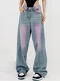 Free Shipping For 'Lavender' Grunge Oversized Distressed Wide-Leg Pants