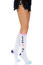 Free Shipping For Lick Me Knee High Socks