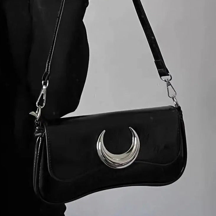 Free Shipping For 'Lonely Moon' Underarm Metal Bag