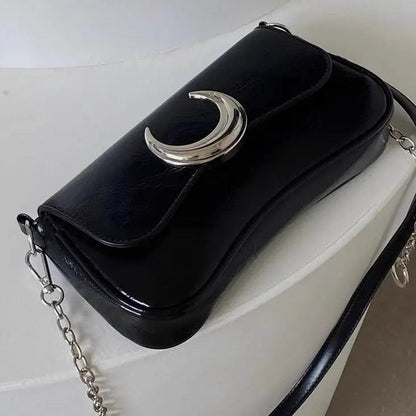 Free Shipping For 'Lonely Moon' Underarm Metal Bag