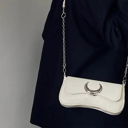 Free Shipping For 'Lonely Moon' Underarm Metal Bag