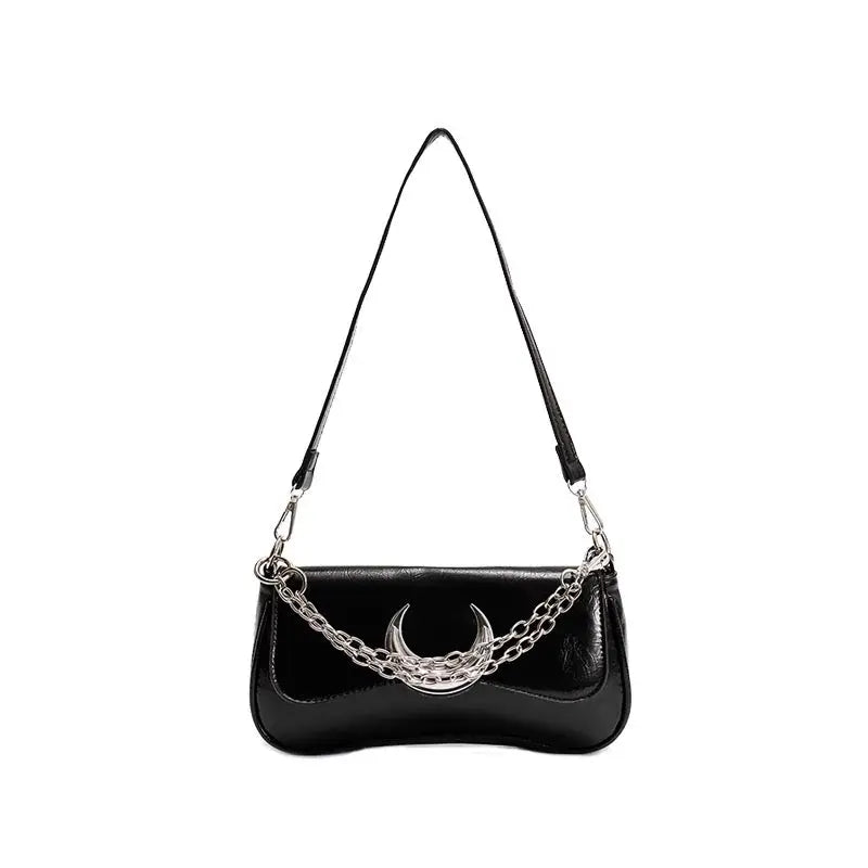 Free Shipping For 'Lonely Moon' Underarm Metal Bag