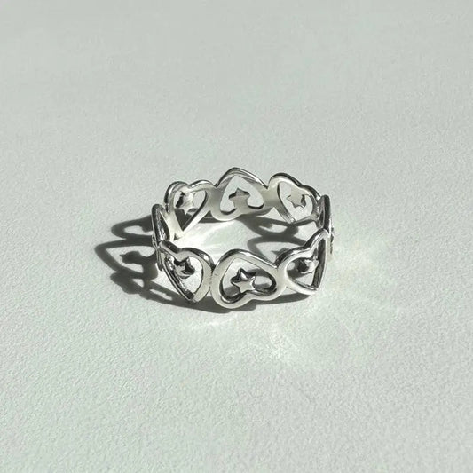 Free Shipping For 'Love wins' Chic Heart Shape Star Rings