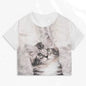 Free Shipping For 'Meow' Kawaii Y2k Cat Face Crop Top