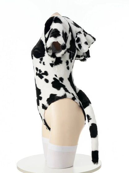 Free Shipping For 'Mooo!' Anime Girl Bunny Cow Girl Bodysuit