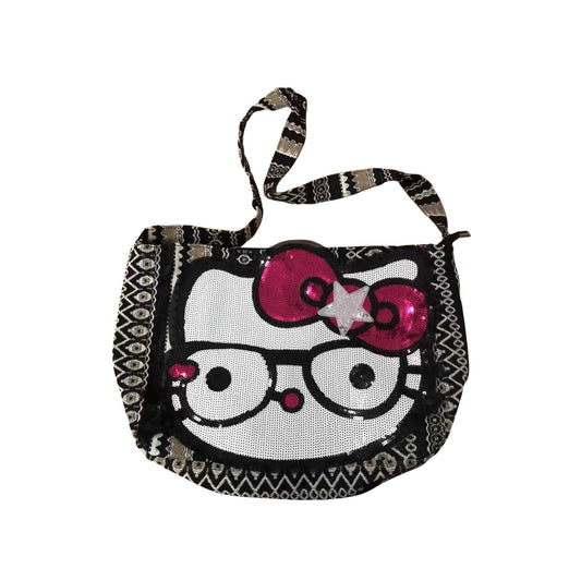 Free Shipping For 'Nerdy' Kawaii Sequins Crossbody Tote Bag