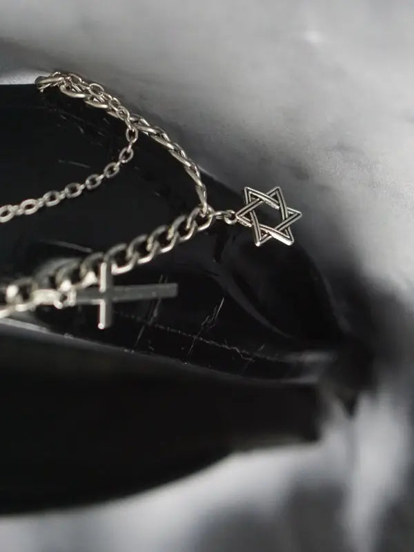 Free Shipping For Goth Punk Cross Pendants Hair Band