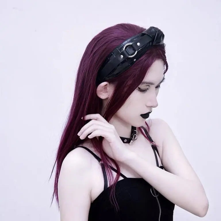 Free Shipping For Goth Punk Cross Pendants Hair Band