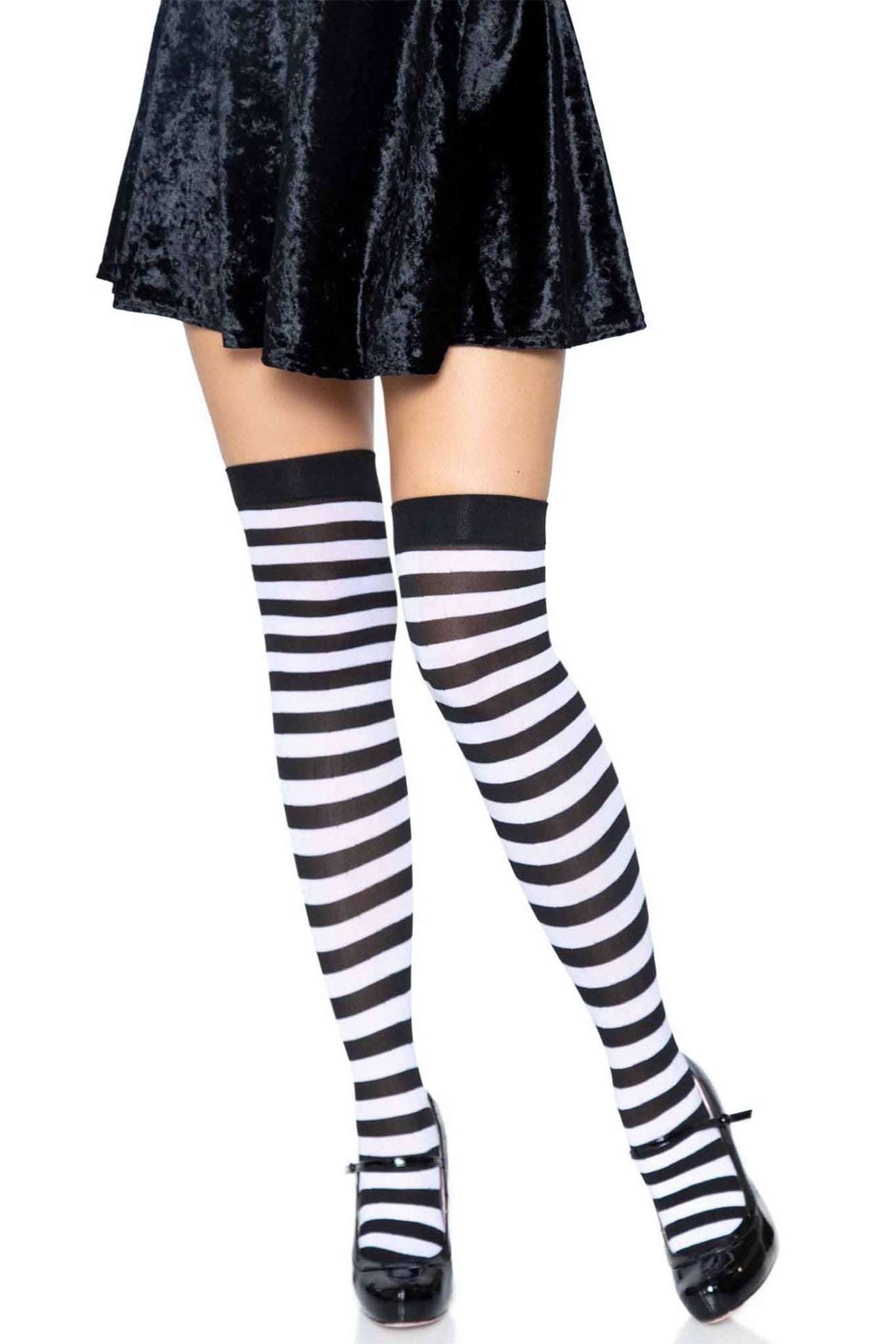 Free Shipping For Nylon Striped Stockings