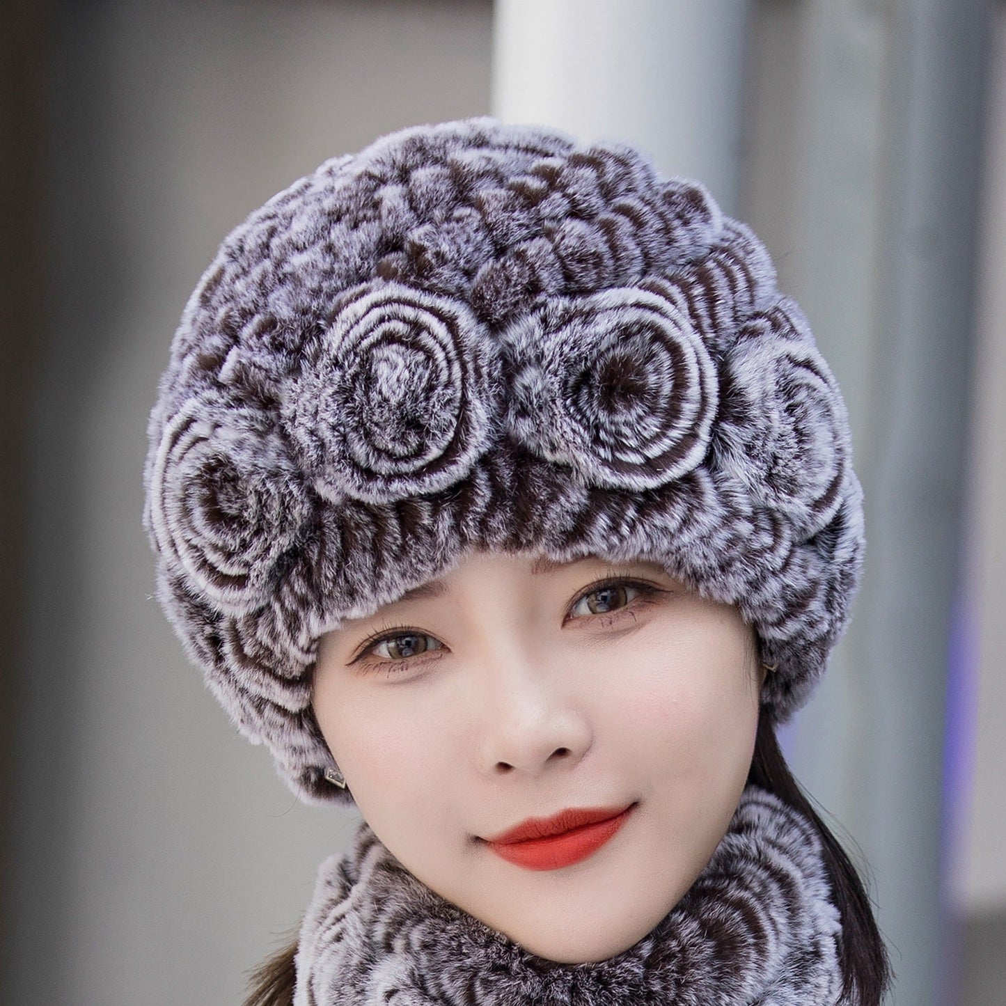 Winter Thick Rabbit Fur Bucket Hat - Warm & Stylish