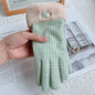 Thickened Suede Cycling Gloves