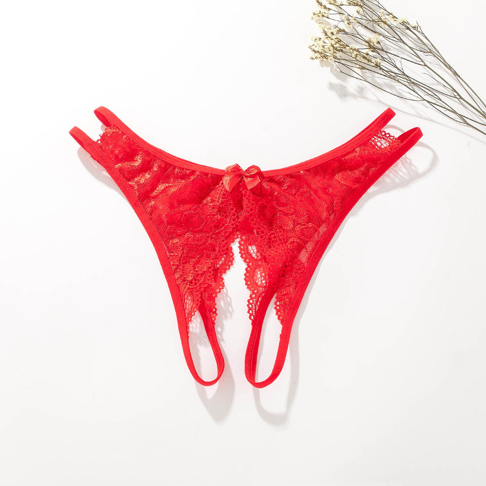 Sexy Hot No-Undress Boudoir Lace Thongs