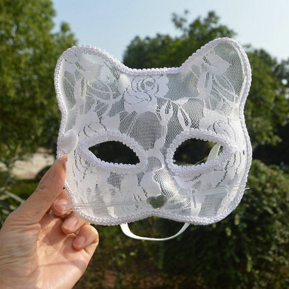 Lace Animal Cat Face Eye Mask