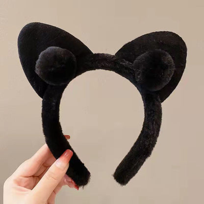 Cute Cat Ear Ball Headband