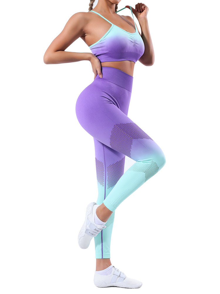 Gradient Seamless Sports Bra