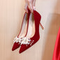 2025 New Red Wedding Shoes