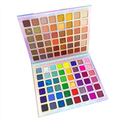 96-Color Flower Fairy Eye Shadow Palette - Matte, Shimmer, Glitter