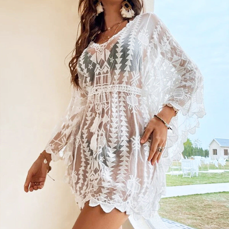 Lace Sexy Beach Cover-up Dress