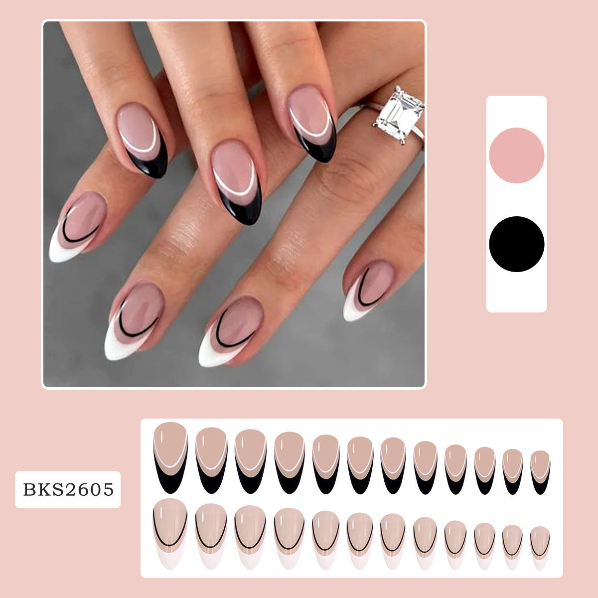 New FashionTrendy Summer INS Style Nail Tips