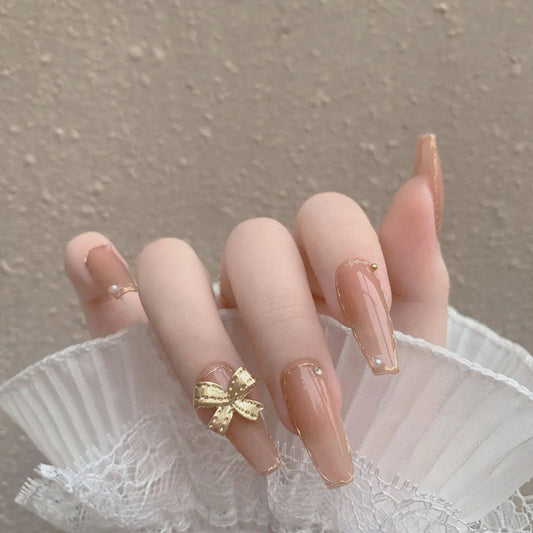 24 Detachable Butterfly Ballet Nail Tips