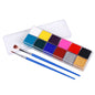 New Fashion 12-Color Water-Soluble Face Painting Palette for Festivals & Parties-Homeunderwear