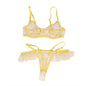 Plus Size First Look Eyelash Lace Bra Set