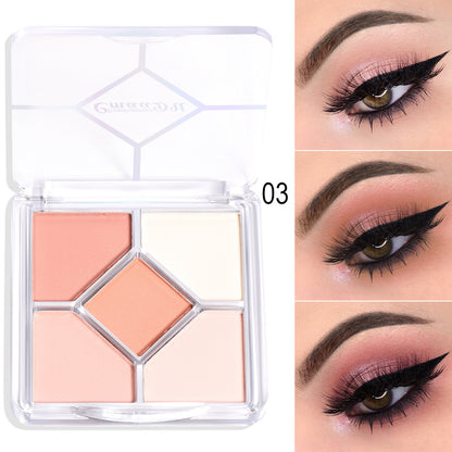 5-Color Eye Shadow Palette-Homeunderwear