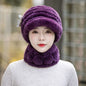 Warm Real Rabbit Fur Cap - Stylish Winter Hat