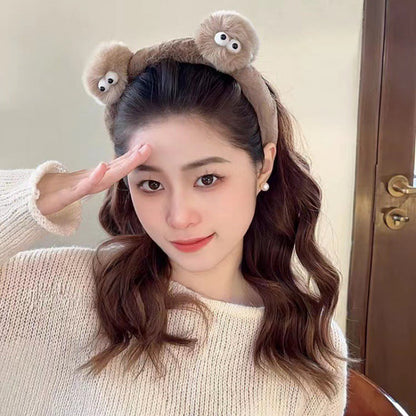 Cartoon Plush Briquettes Headband