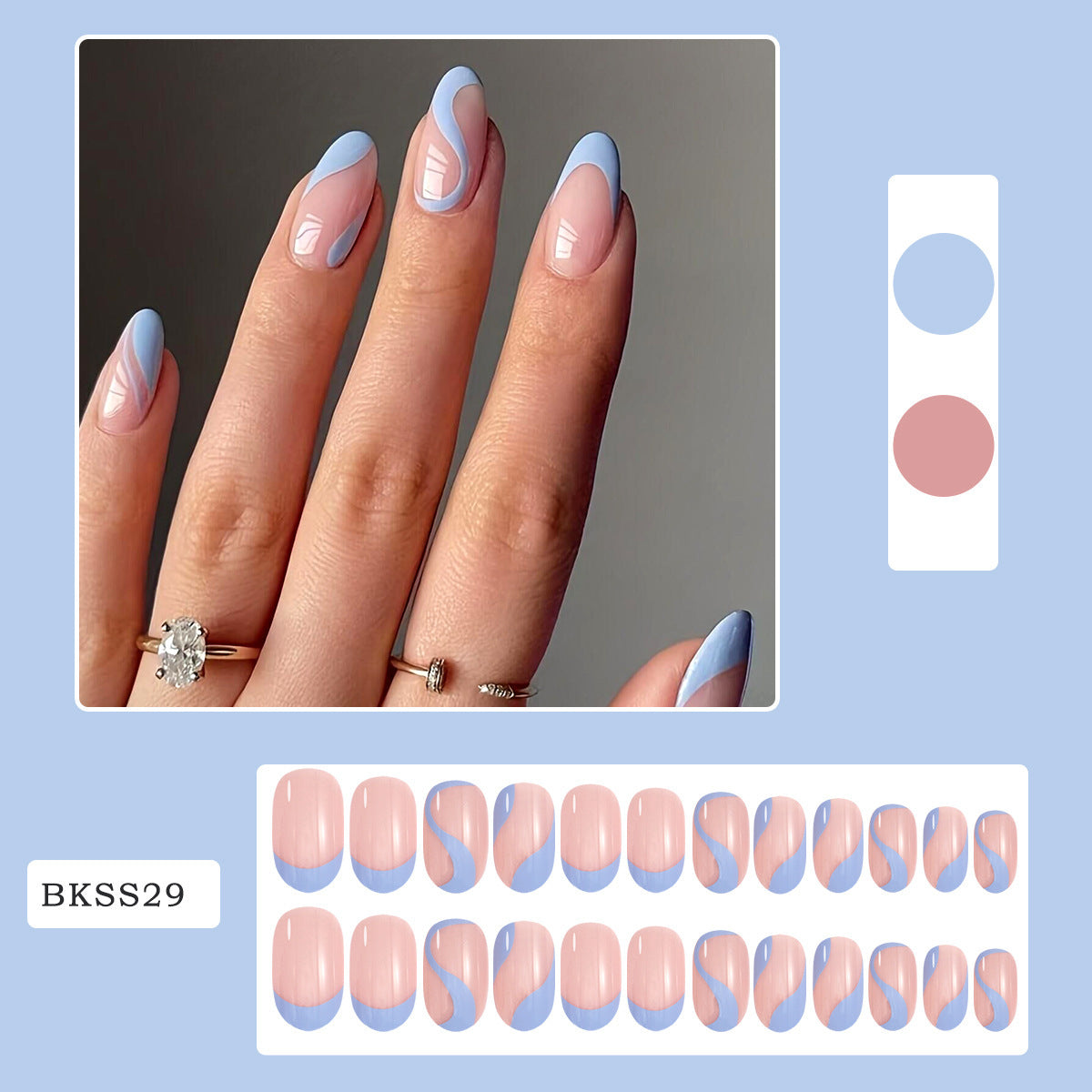 New FashionTrendy Summer INS Style Nail Tips