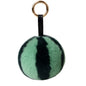 Cute Fuzzy Watermelon Charm - Real Rabbit Fur Accessory