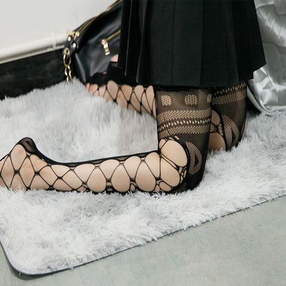 Free Shipping For Criss-Cross Net Suspender Pantyhose