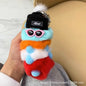 Real Rabbit Fur Caterpillar Keychain Plush Toy