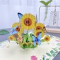 3D Sunflower Birthday Greeting Card