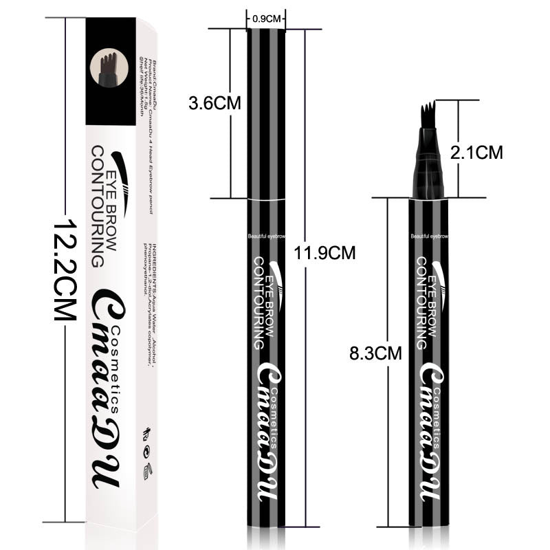 4-Tip Brow Pencil for Precise Brows-Homeunderwear