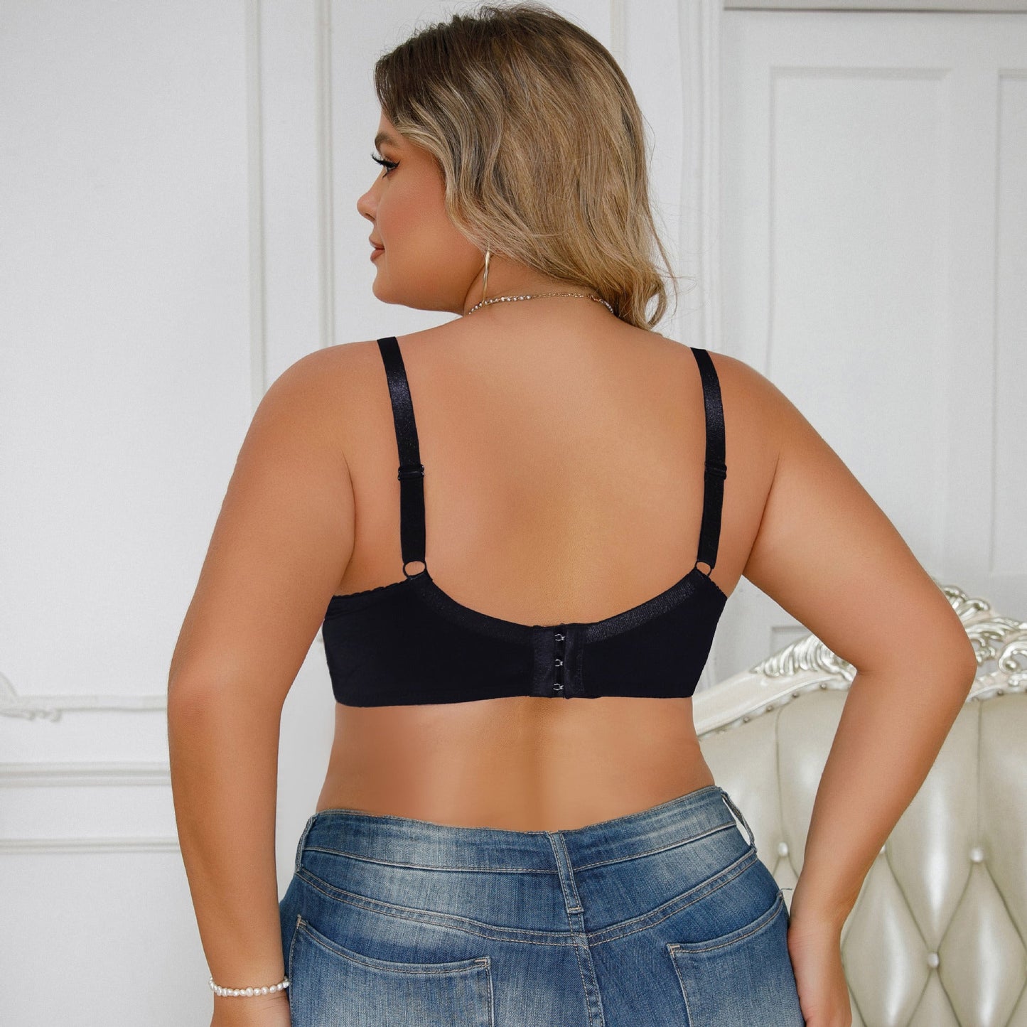 Plus Size Lace Push Up Bra