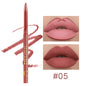 New Fashion 6-Color Matte Lip Liner Set for Long-Lasting Velvet Finish-Homeunderwear