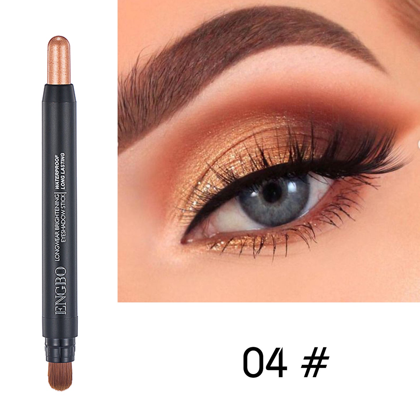 New Dual-Ended Long-Lasting Eyeshadow Pen with Brush-Homeunderwear